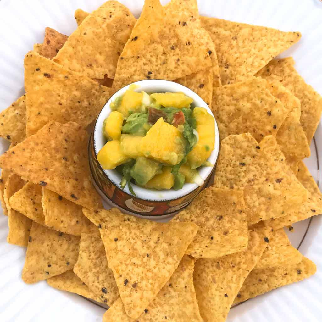 Avocado mango salsa