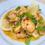 Passion Fruit Shrimp Salad