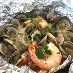 clams in foil