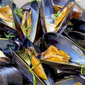 mussels with thyme