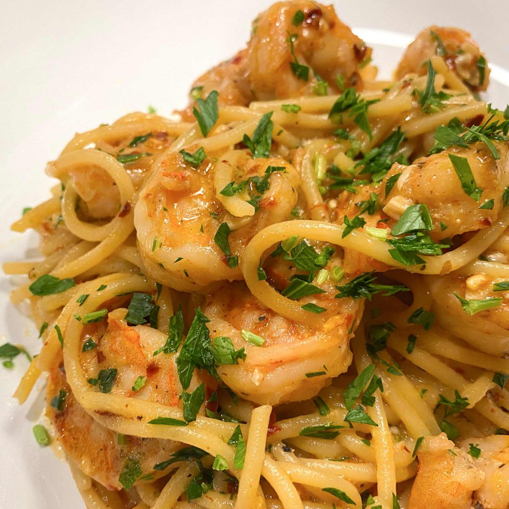 Shrimp Scampi - Bear Cusine