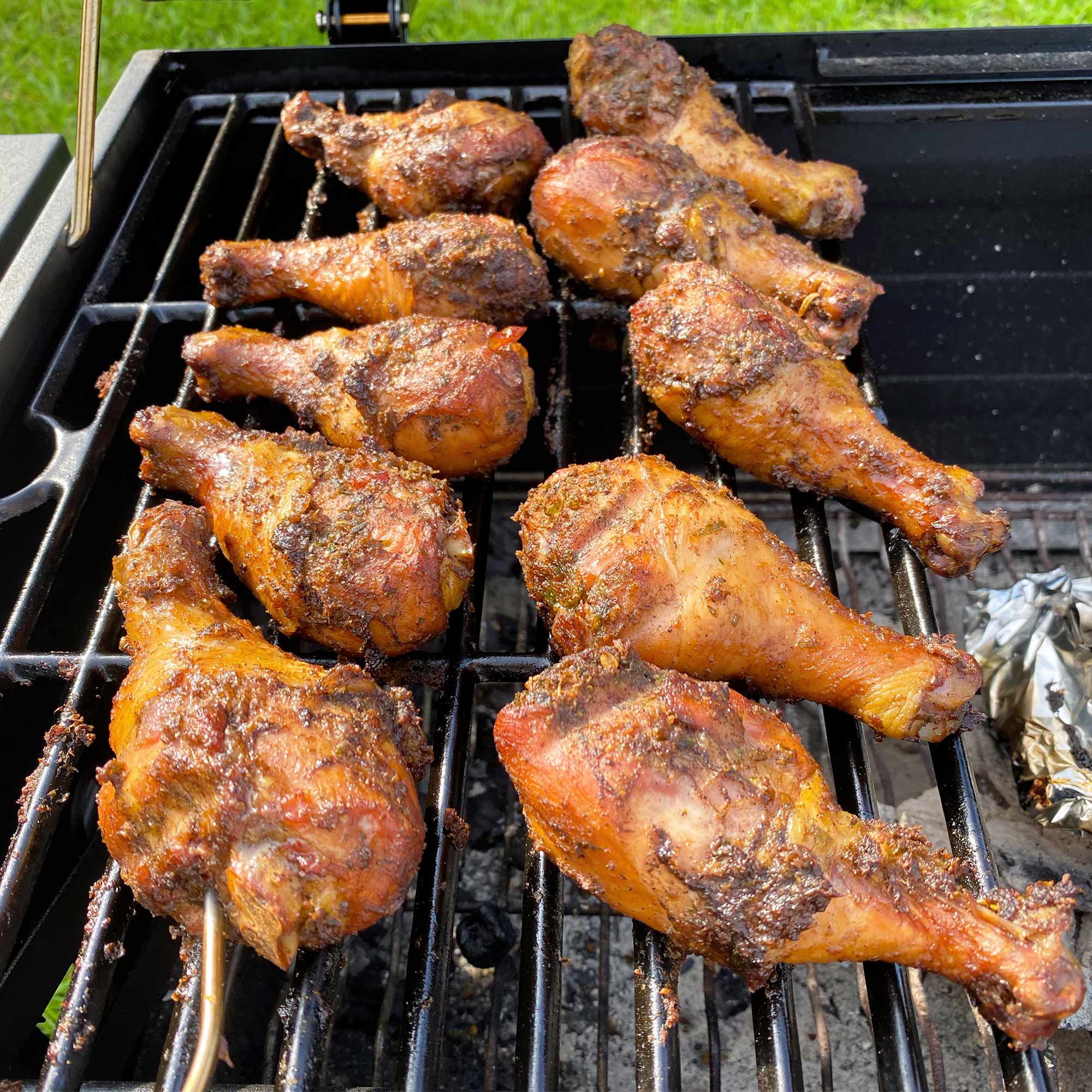 Easy Jerk Chicken Drumstick Indoor & Outdoor Method Bear Cusine