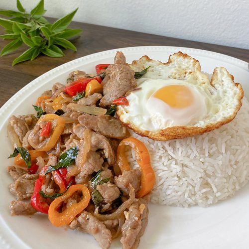 Thai Basil Beef Stir Fry - Bear Cusine