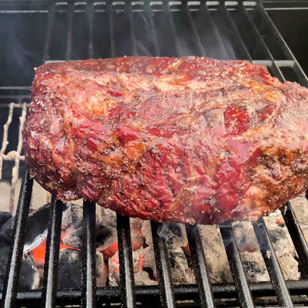 Cooking Chuck Roast on a Charcoal Grill Bear Cusine