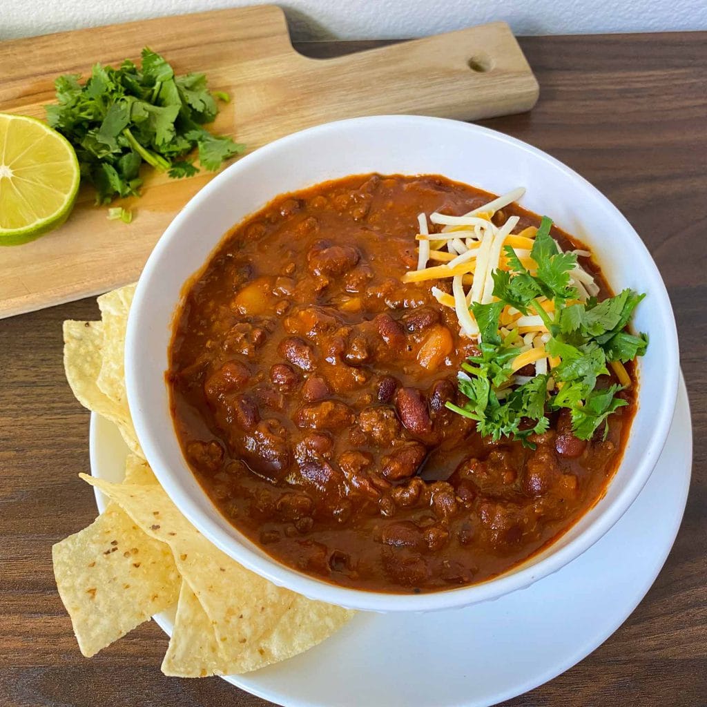 bean and beef chili