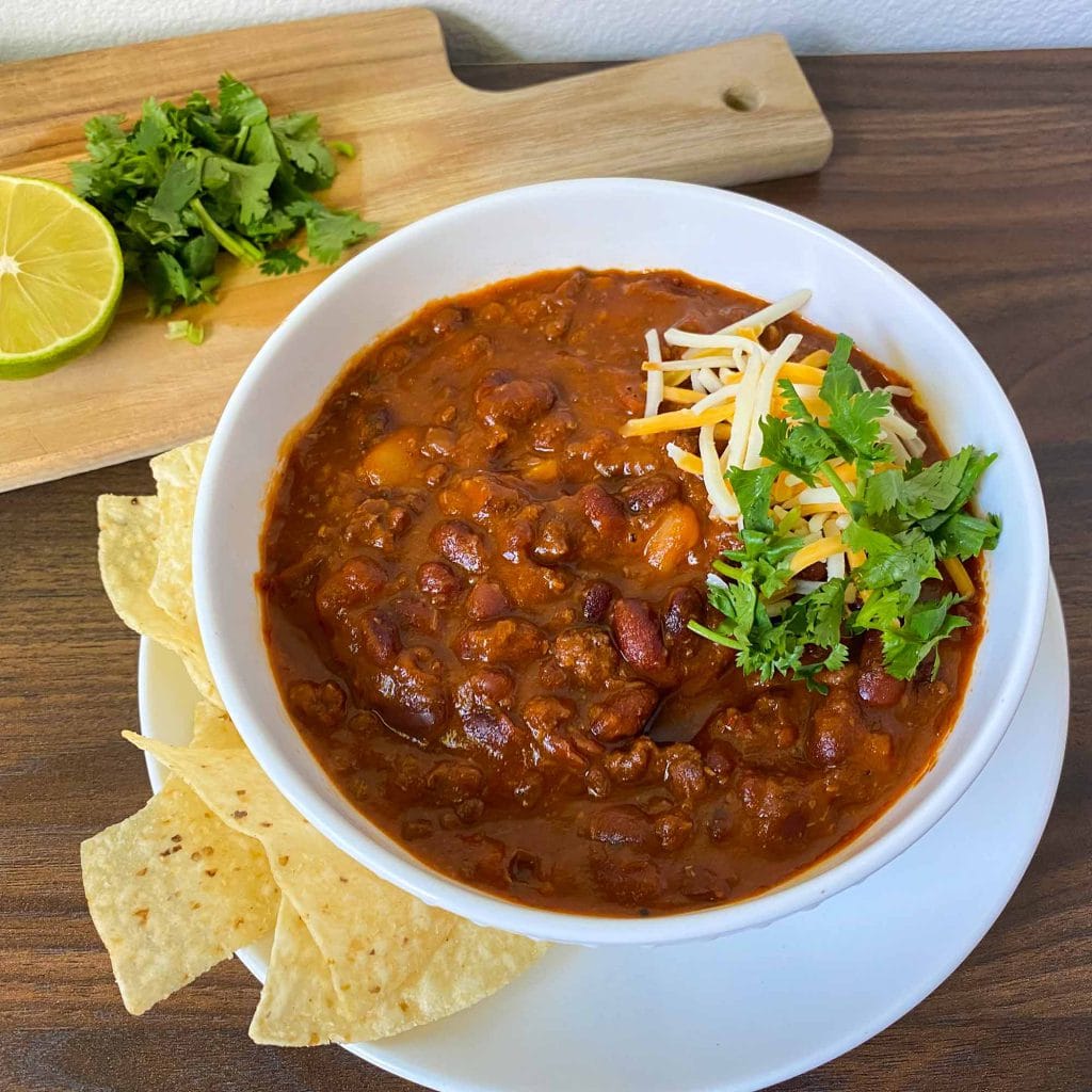 beef and bean chili