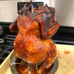 charcoal grill whole chicken
