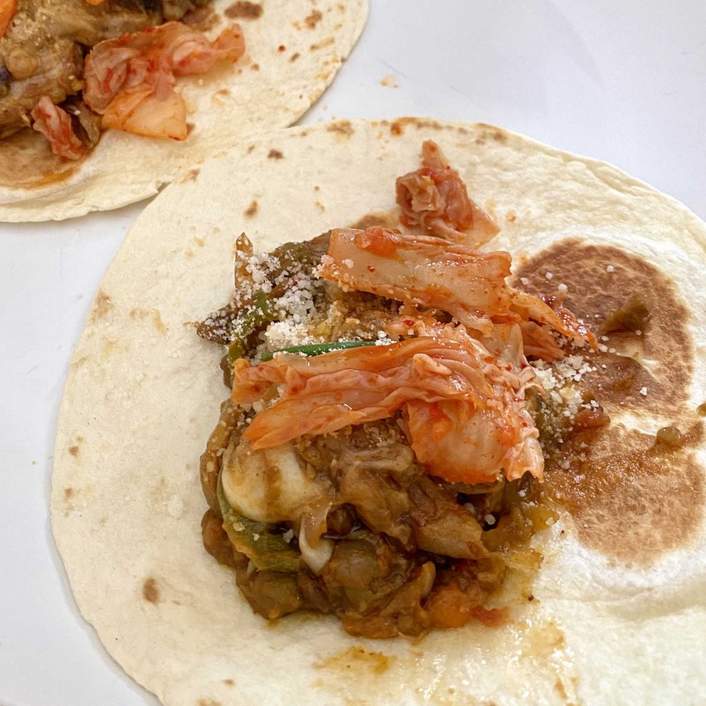 Pork Shoulder Kimchi Taco - Bargain Cooking Series #4 - Bear Cusine